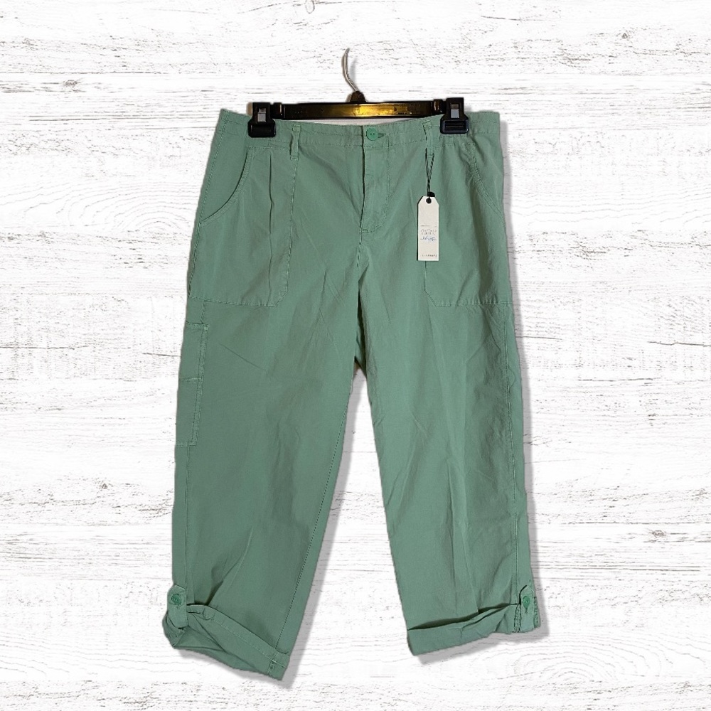 Sanctuary Standard Surplus Women’s Patch Pocket crop pants Diet Spryt 34 NWT